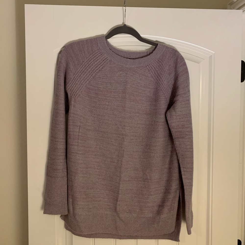 Oversized purple sweater